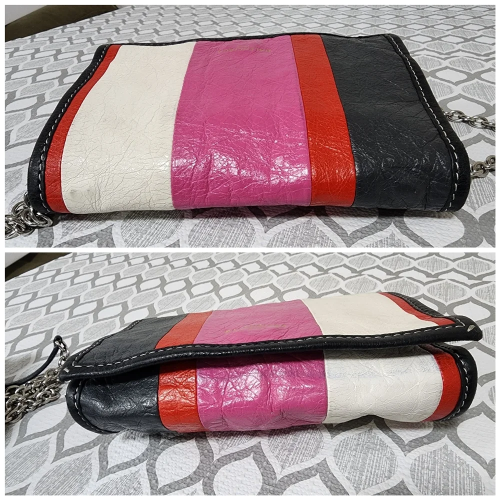 Balenciaga Bazar Chain Crossbody Bag Multicolored